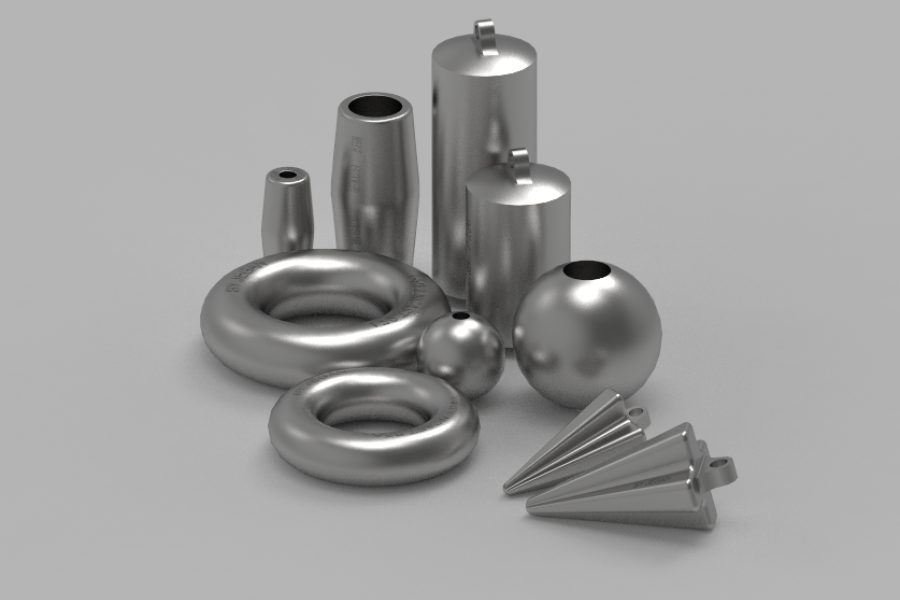 custom weights for fishing